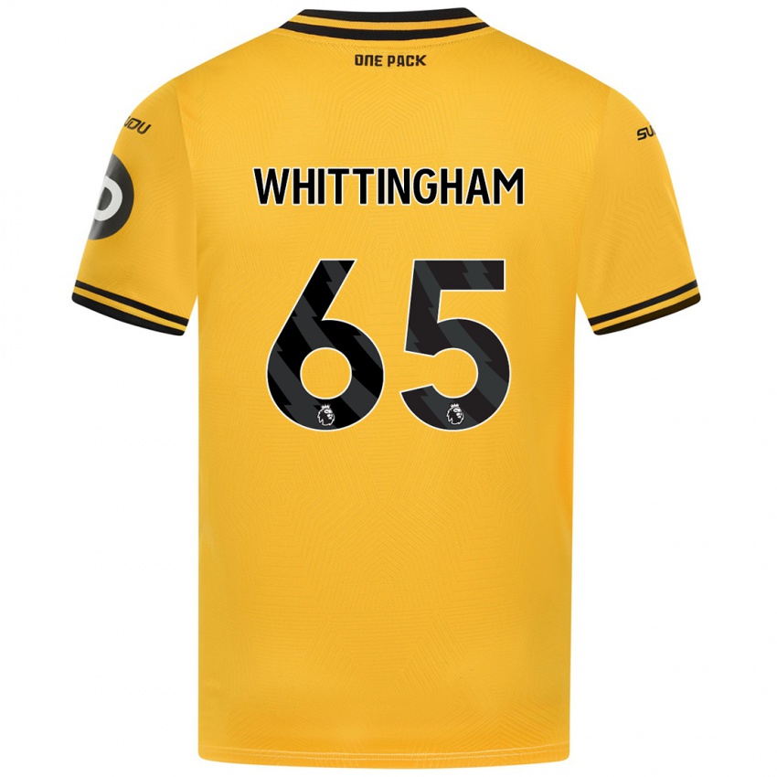 Kinder Matthew Whittingham #65 Gelb Heimtrikot Trikot 2024/25 T-Shirt Österreich