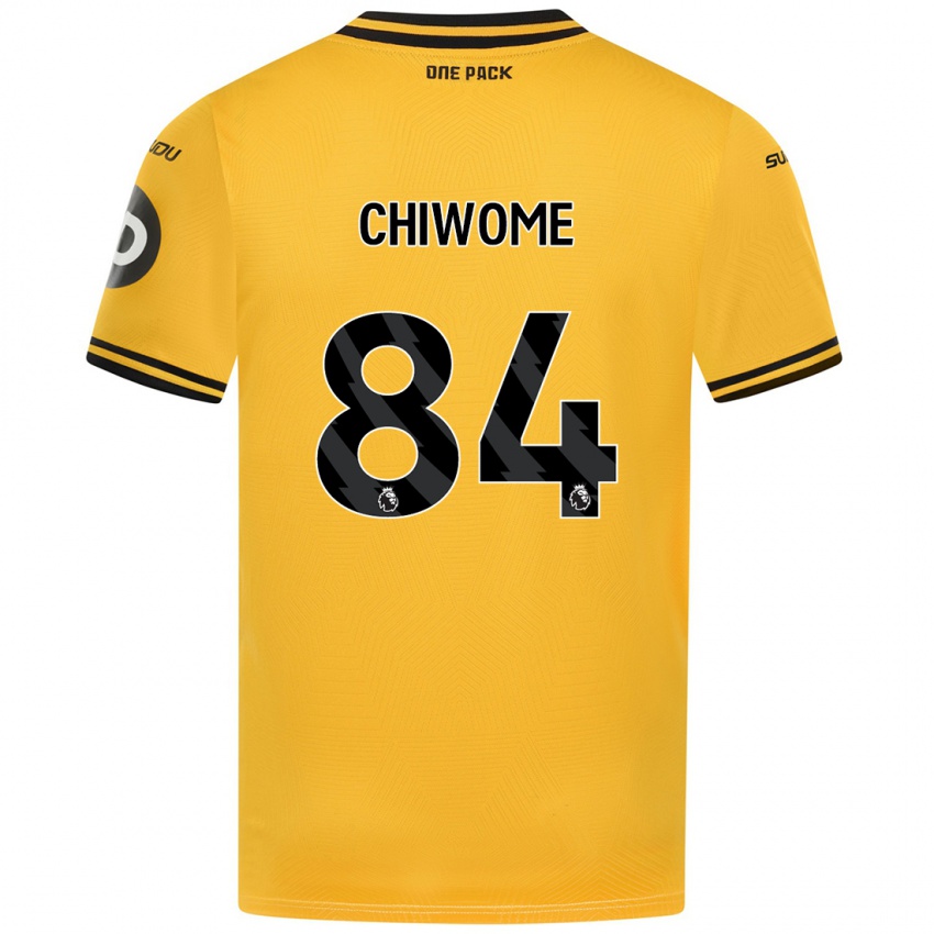 Kinder Leon Chiwome #84 Gelb Heimtrikot Trikot 2024/25 T-Shirt Österreich