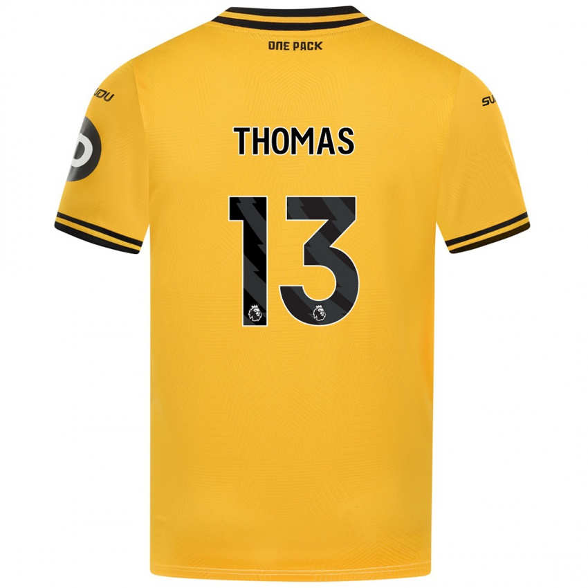 Kinder Bec Thomas #13 Gelb Heimtrikot Trikot 2024/25 T-Shirt Österreich