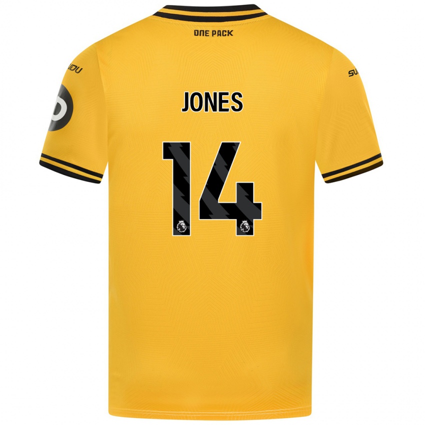 Kinder Meesha Dudley-Jones #14 Gelb Heimtrikot Trikot 2024/25 T-Shirt Österreich