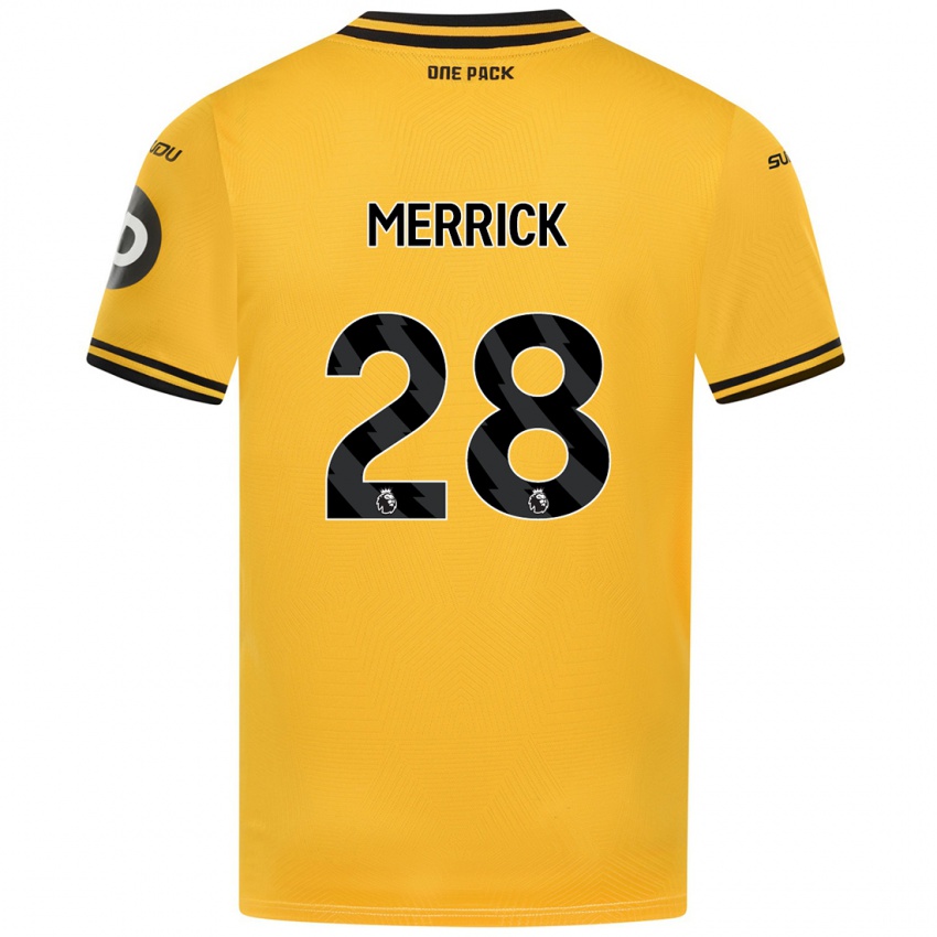 Kinder Beth Merrick #28 Gelb Heimtrikot Trikot 2024/25 T-Shirt Österreich