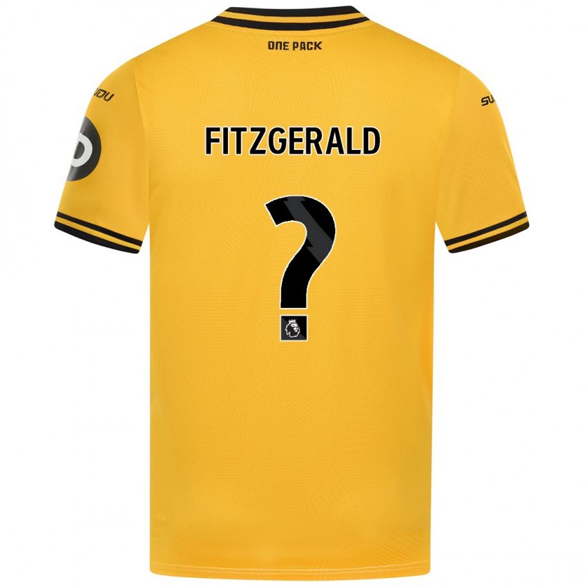 Kinder Kyle Fitzgerald #0 Gelb Heimtrikot Trikot 2024/25 T-Shirt Österreich