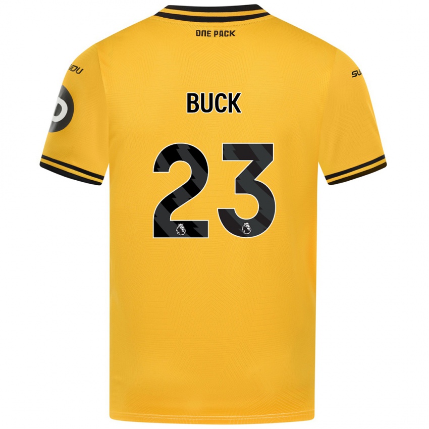 Kinder Alex Buck #23 Gelb Heimtrikot Trikot 2024/25 T-Shirt Österreich