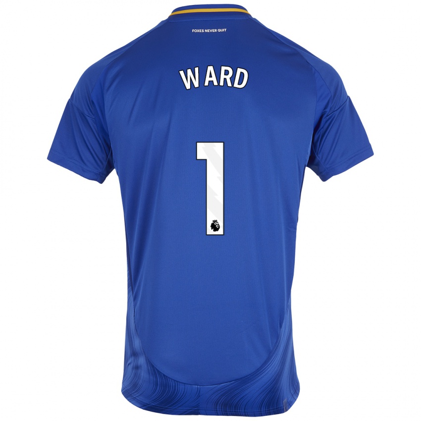 Kinder Danny Ward #1 Blau Weiß Heimtrikot Trikot 2024/25 T-Shirt Österreich