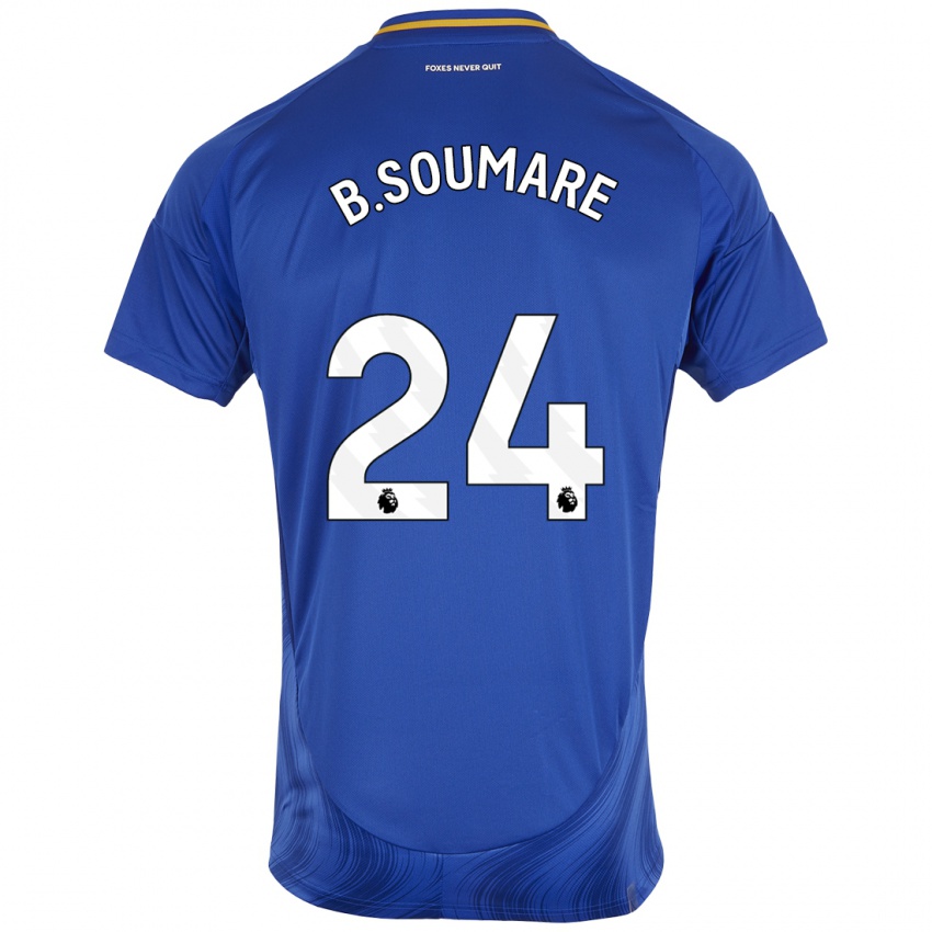 Kinder Boubakary Soumaré #24 Blau Weiß Heimtrikot Trikot 2024/25 T-Shirt Österreich