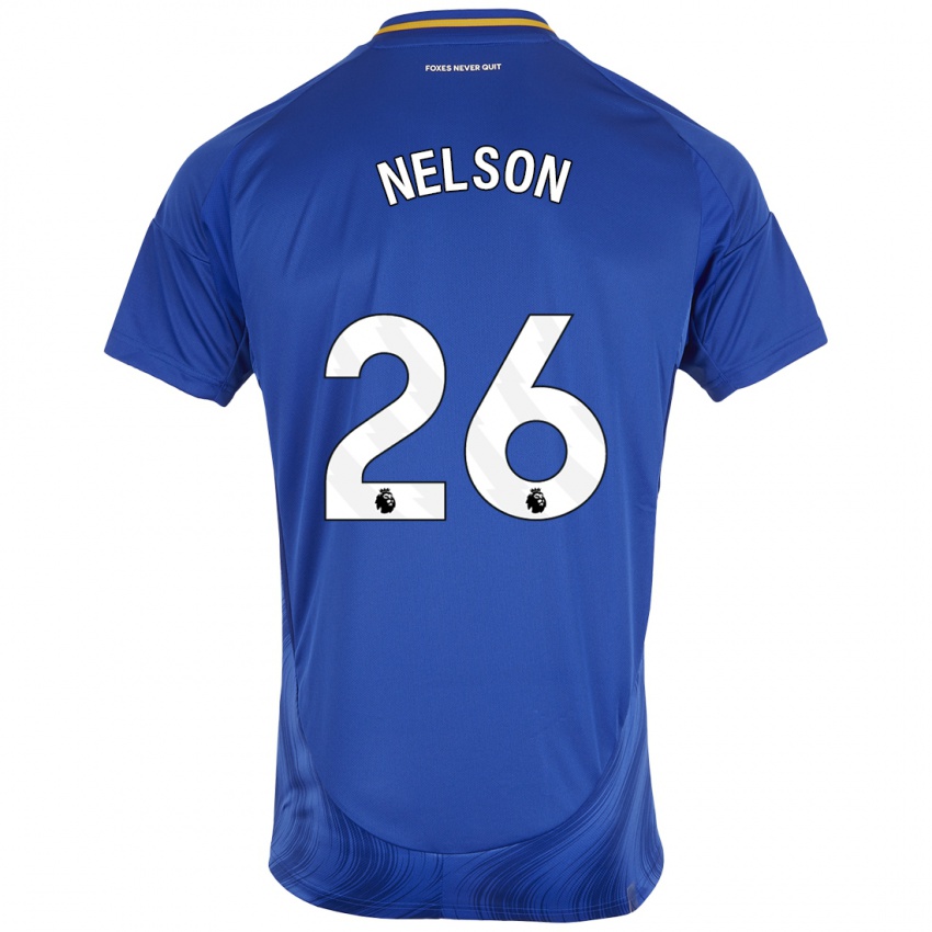 Kinder Ben Nelson #26 Blau Weiß Heimtrikot Trikot 2024/25 T-Shirt Österreich