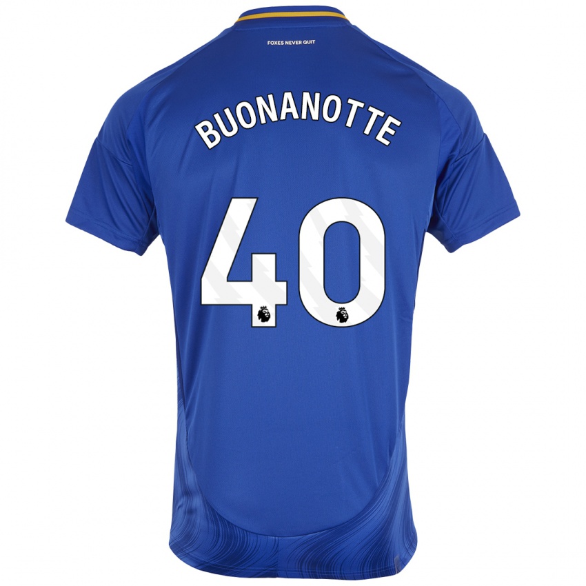 Kinder Facundo Buonanotte #40 Blau Weiß Heimtrikot Trikot 2024/25 T-Shirt Österreich