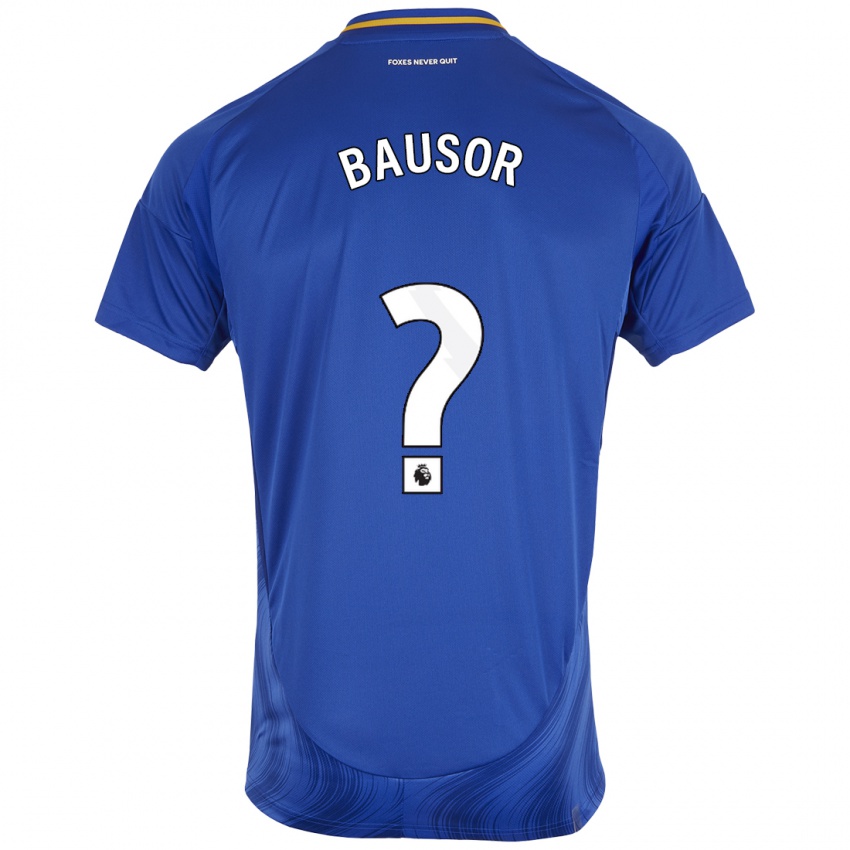 Kinder Stevie Bausor #0 Blau Weiß Heimtrikot Trikot 2024/25 T-Shirt Österreich