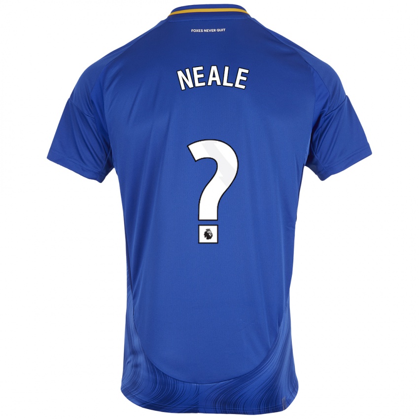 Kinder Tommy Neale #0 Blau Weiß Heimtrikot Trikot 2024/25 T-Shirt Österreich