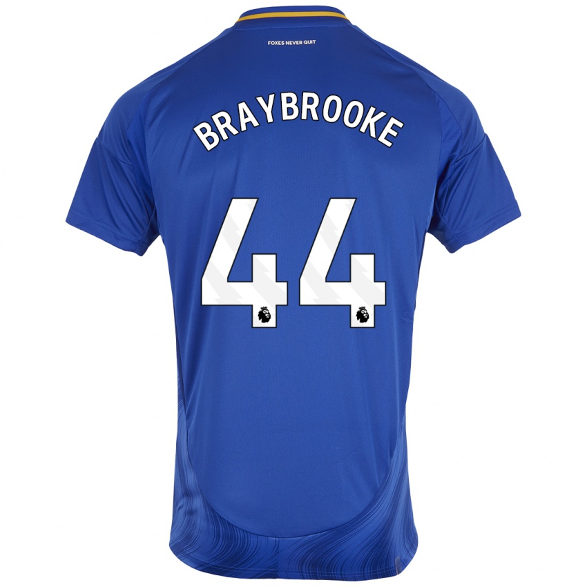 Kinder Sammy Braybrooke #44 Blau Weiß Heimtrikot Trikot 2024/25 T-Shirt Österreich