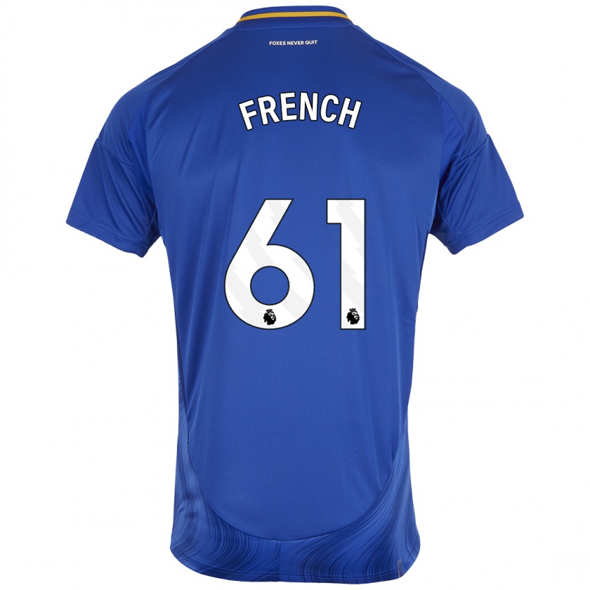 Kinder Harry French #61 Blau Weiß Heimtrikot Trikot 2024/25 T-Shirt Österreich