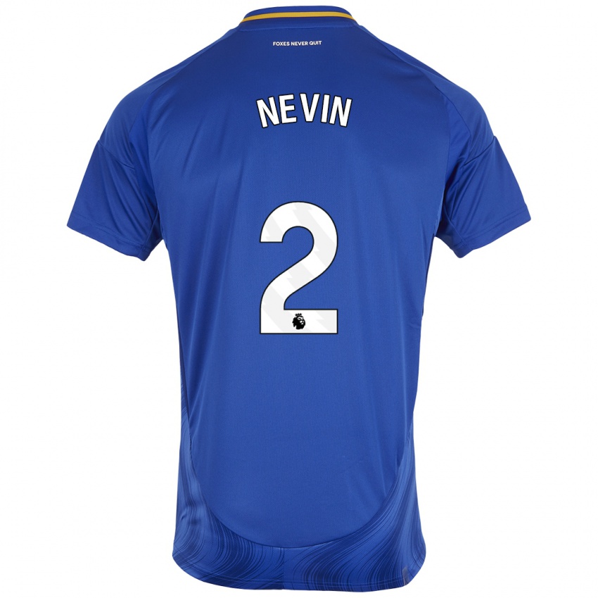 Kinder Courtney Nevin #2 Blau Weiß Heimtrikot Trikot 2024/25 T-Shirt Österreich