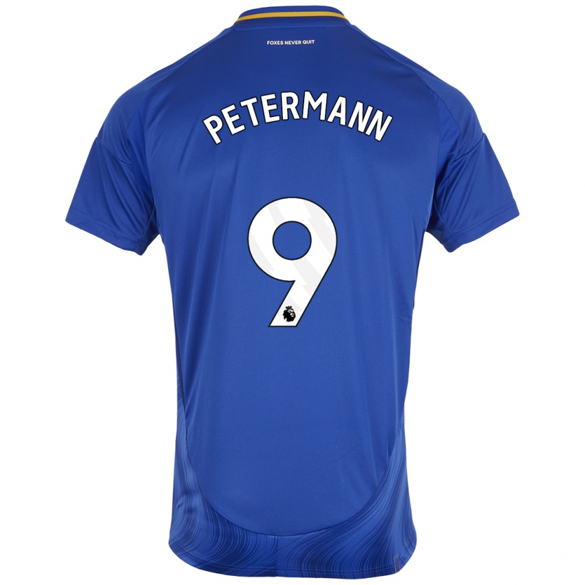 Kinder Lena Petermann #9 Blau Weiß Heimtrikot Trikot 2024/25 T-Shirt Österreich