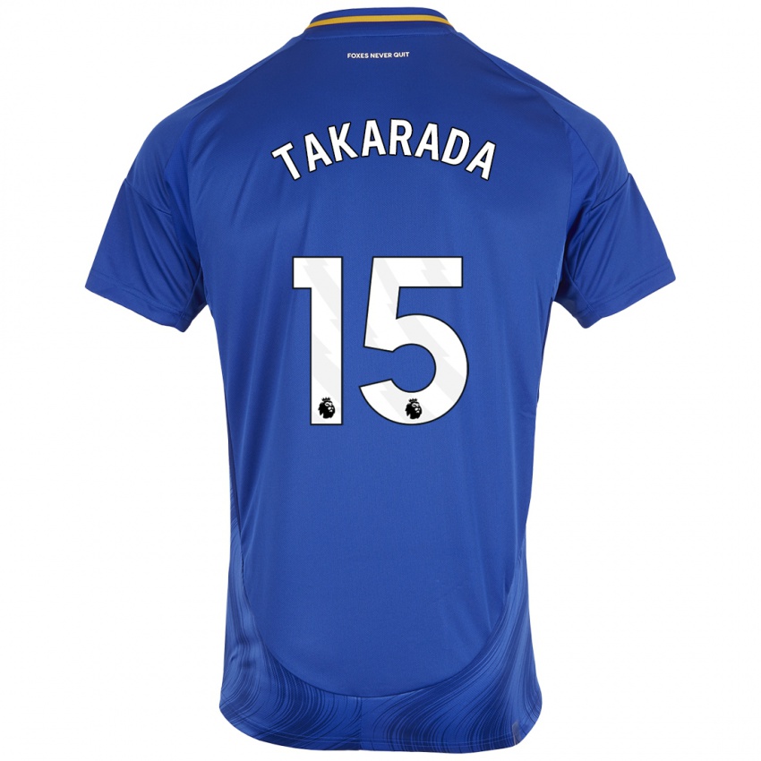 Kinder Saori Takarada #15 Blau Weiß Heimtrikot Trikot 2024/25 T-Shirt Österreich