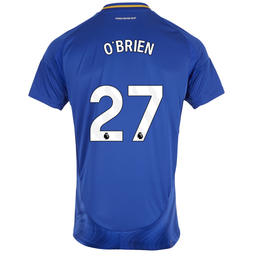 Kinder Shannon O'brien #27 Blau Weiß Heimtrikot Trikot 2024/25 T-Shirt Österreich