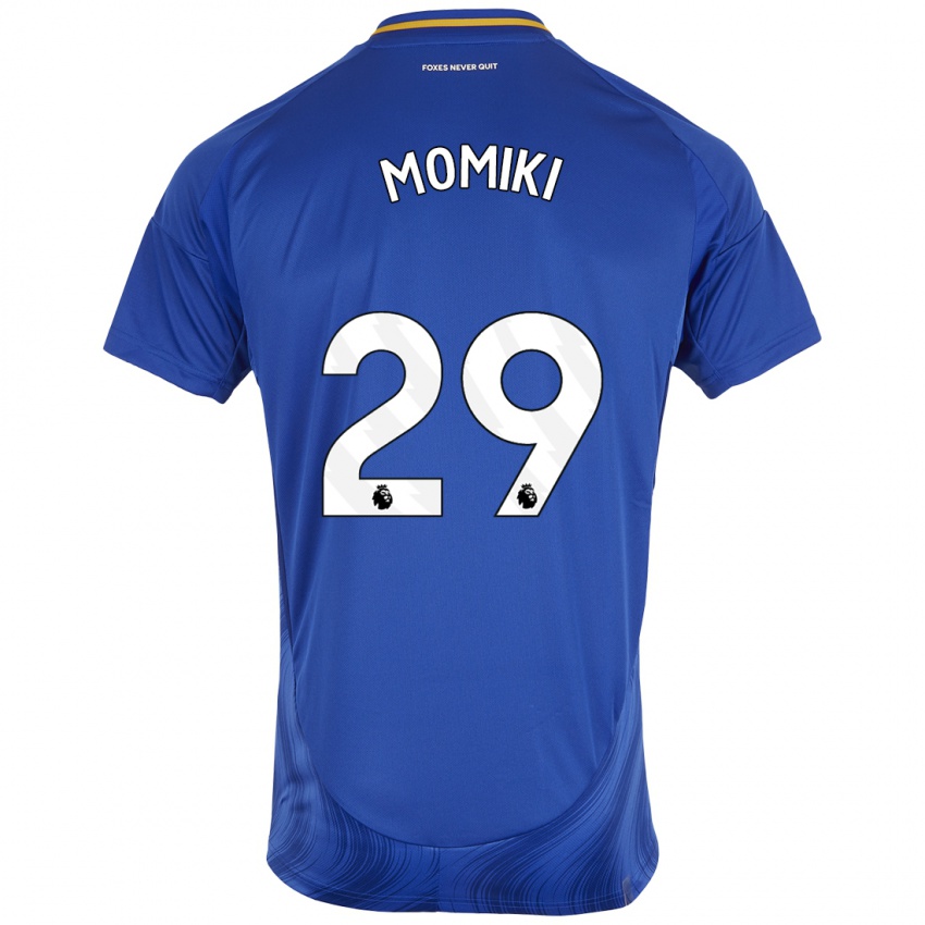 Kinder Yuka Momiki #29 Blau Weiß Heimtrikot Trikot 2024/25 T-Shirt Österreich