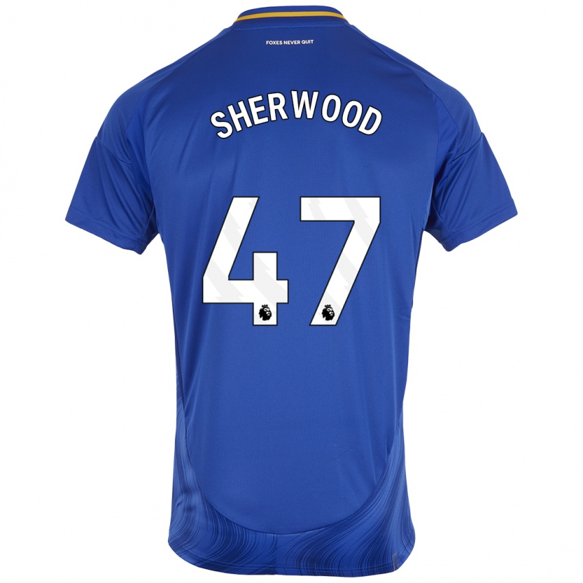 Kinder Simone Sherwood #47 Blau Weiß Heimtrikot Trikot 2024/25 T-Shirt Österreich