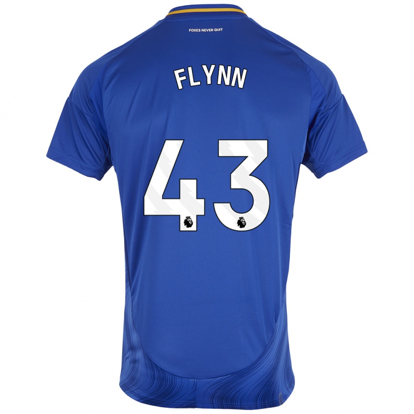 Kinder Shane Flynn #43 Blau Weiß Heimtrikot Trikot 2024/25 T-Shirt Österreich