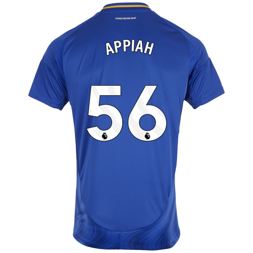 Kinder Paul Appiah #56 Blau Weiß Heimtrikot Trikot 2024/25 T-Shirt Österreich