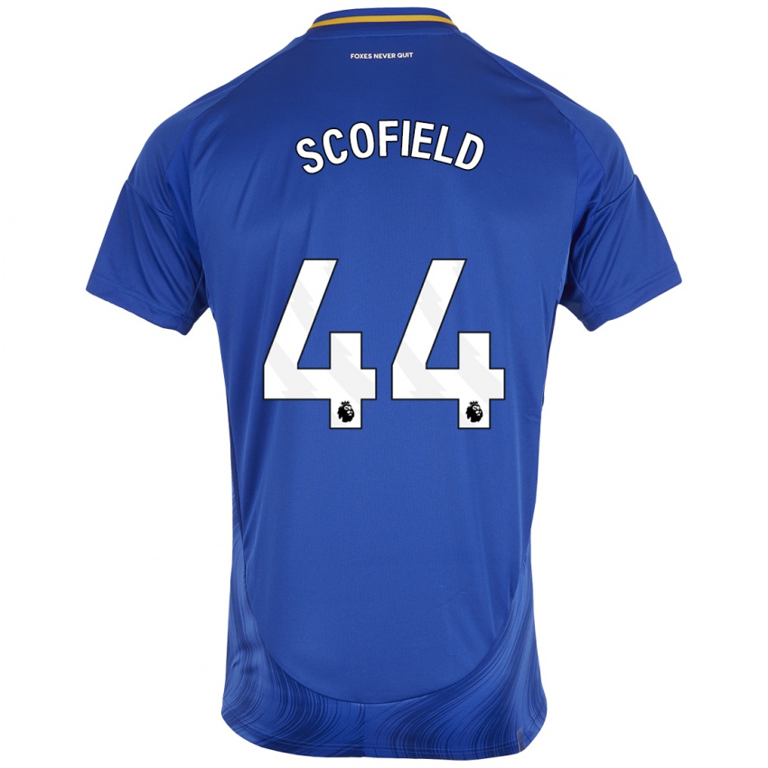 Kinder Connie Scofield #44 Blau Weiß Heimtrikot Trikot 2024/25 T-Shirt Österreich