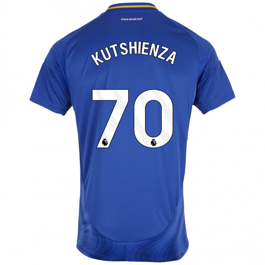 Kinder Jesper Kutshienza #70 Blau Weiß Heimtrikot Trikot 2024/25 T-Shirt Österreich