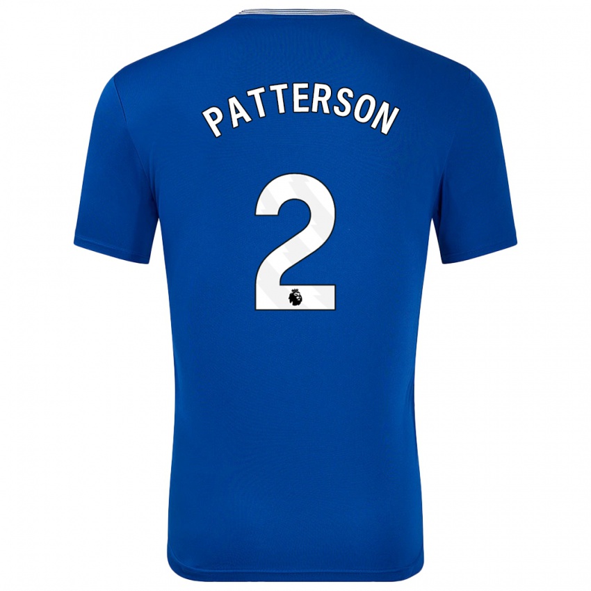 Kinder Nathan Patterson #2 Blau Mit Heimtrikot Trikot 2024/25 T-Shirt Österreich