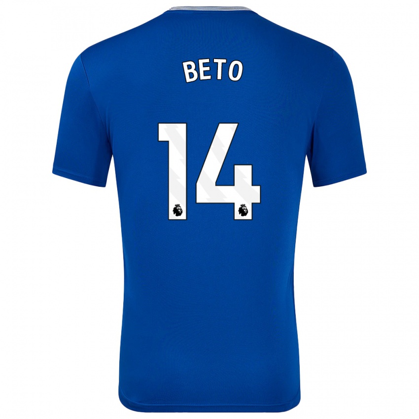 Kinder Beto #14 Blau Mit Heimtrikot Trikot 2024/25 T-Shirt Österreich