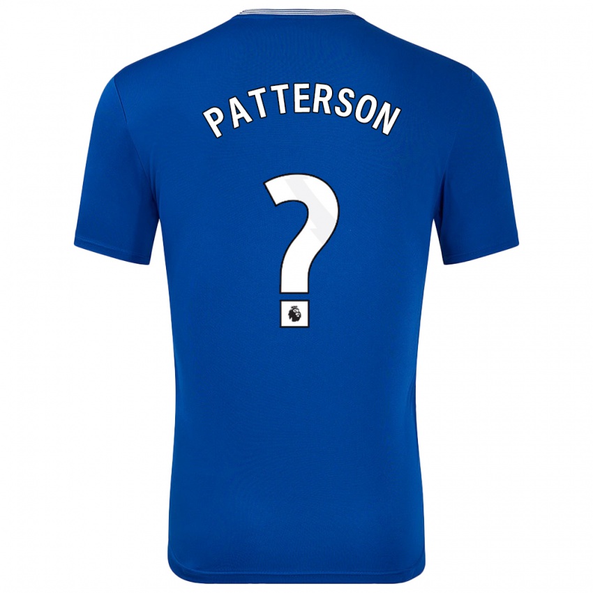 Kinder Jack Patterson #0 Blau Mit Heimtrikot Trikot 2024/25 T-Shirt Österreich