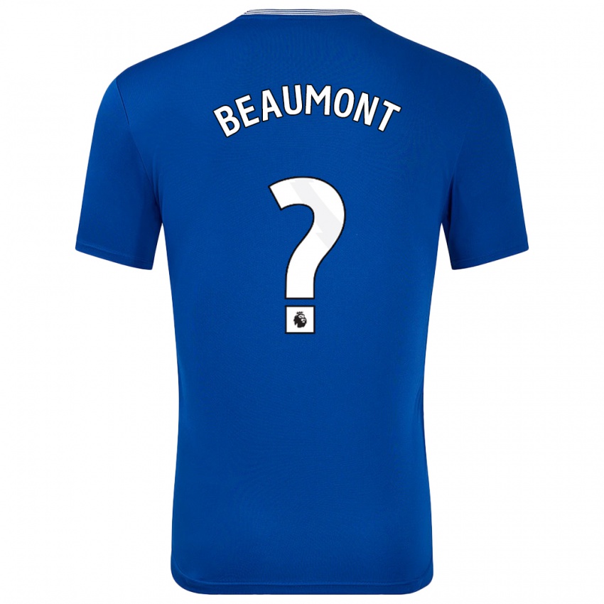 Kinder Jacob Beaumont-Clark #0 Blau Mit Heimtrikot Trikot 2024/25 T-Shirt Österreich