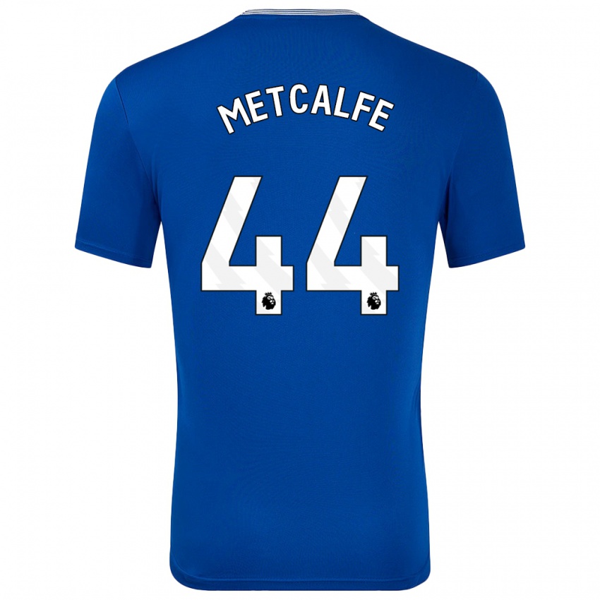 Kinder Jenson Metcalfe #44 Blau Mit Heimtrikot Trikot 2024/25 T-Shirt Österreich