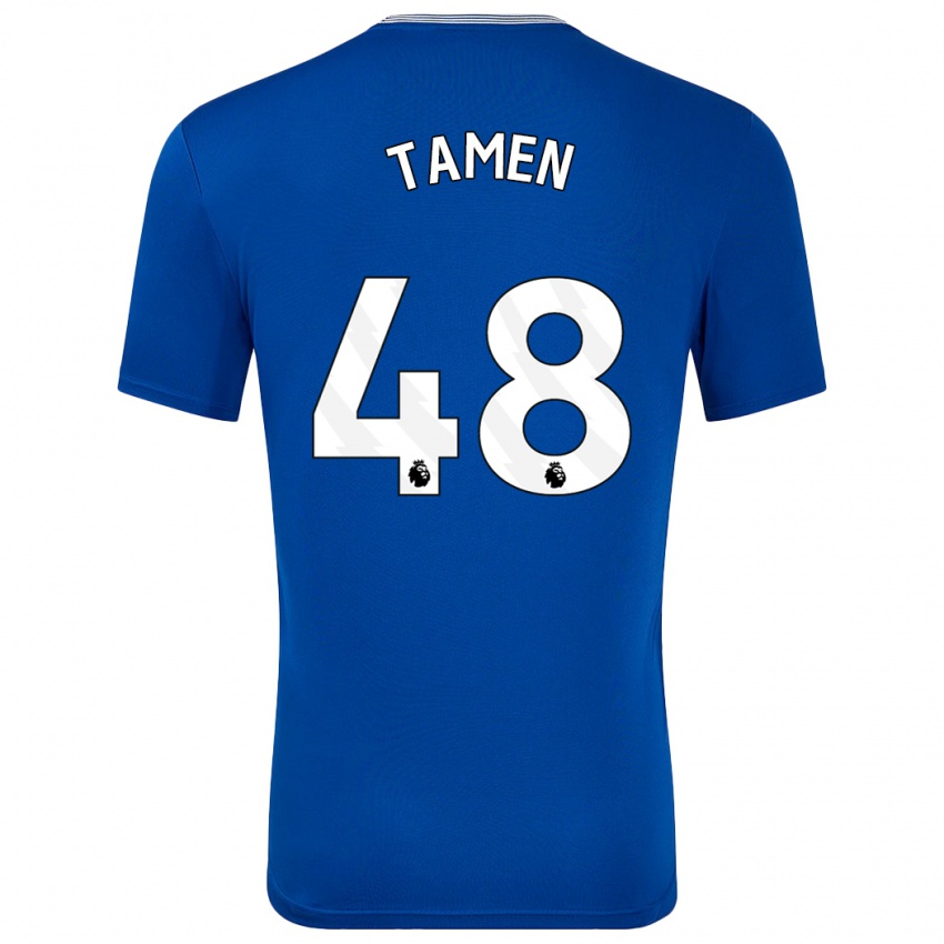 Kinder William Tamen #48 Blau Mit Heimtrikot Trikot 2024/25 T-Shirt Österreich