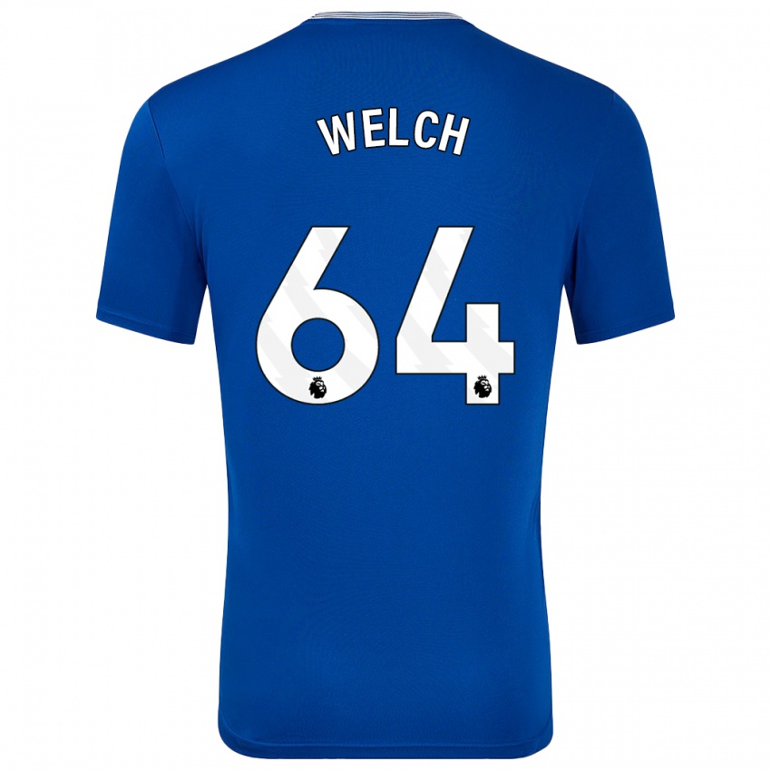 Kinder Reece Welch #64 Blau Mit Heimtrikot Trikot 2024/25 T-Shirt Österreich