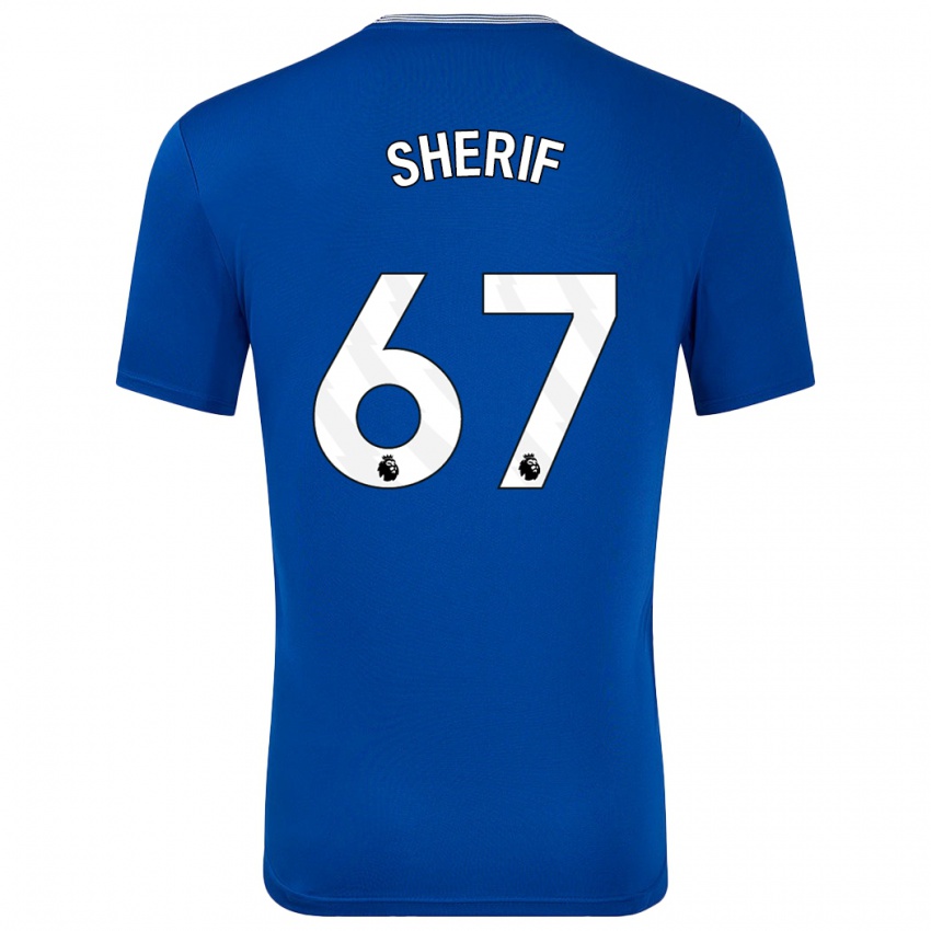 Kinder Martin Sherif #67 Blau Mit Heimtrikot Trikot 2024/25 T-Shirt Österreich