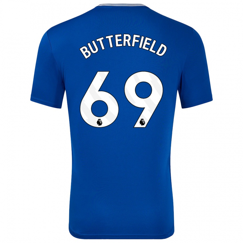 Kinder Luke Butterfield #69 Blau Mit Heimtrikot Trikot 2024/25 T-Shirt Österreich