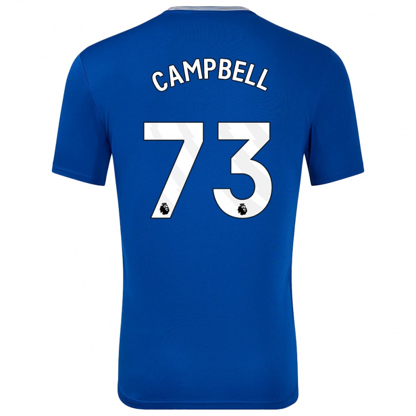 Kinder Elijah Campbell #73 Blau Mit Heimtrikot Trikot 2024/25 T-Shirt Österreich