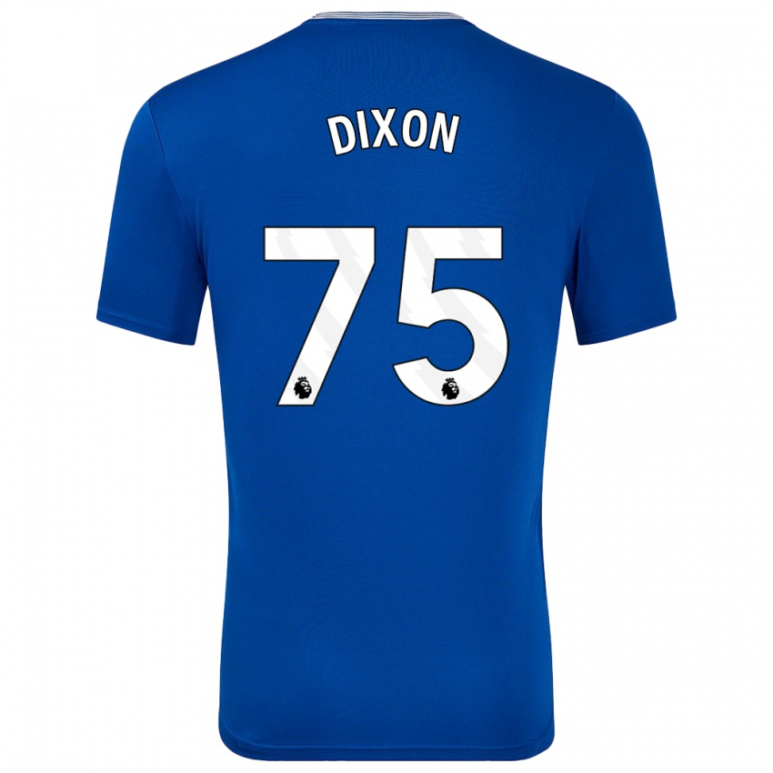 Kinder Roman Dixon #75 Blau Mit Heimtrikot Trikot 2024/25 T-Shirt Österreich