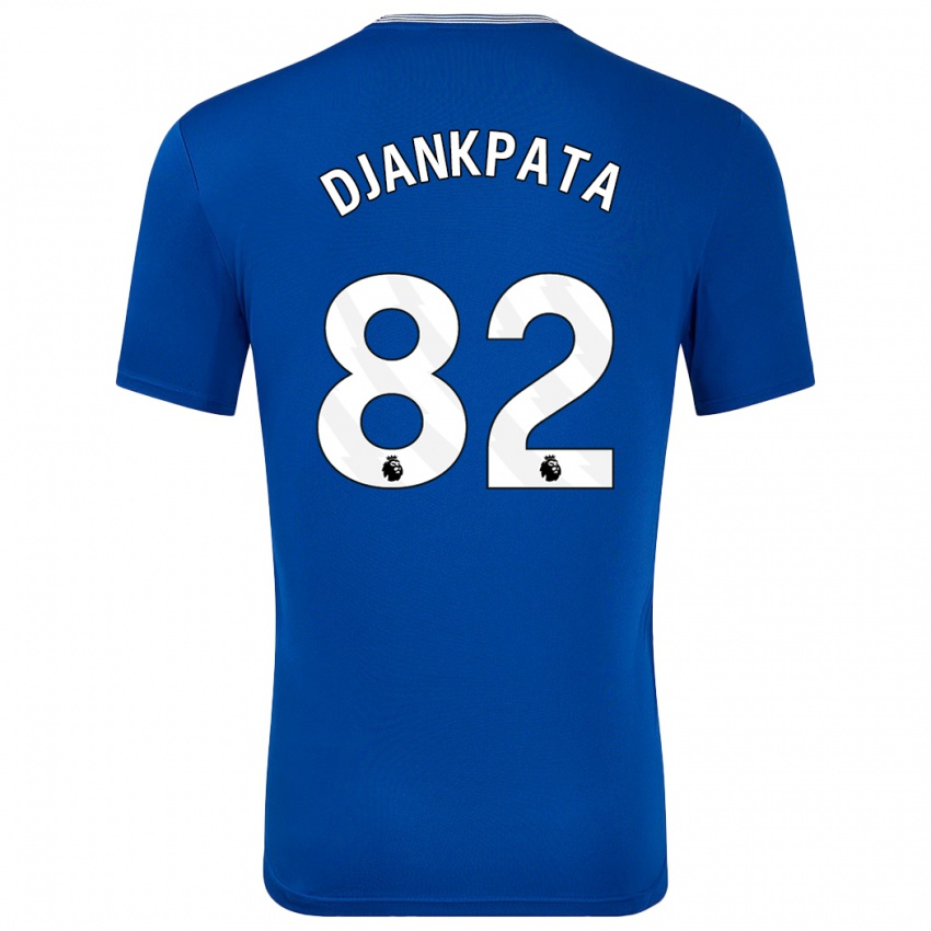 Kinder Halid Djankpata #82 Blau Mit Heimtrikot Trikot 2024/25 T-Shirt Österreich