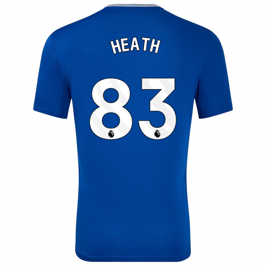 Kinder Isaac Heath #83 Blau Mit Heimtrikot Trikot 2024/25 T-Shirt Österreich