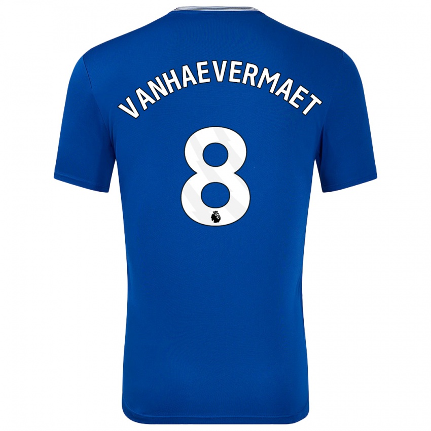 Kinder Justine Vanhaevermaet #8 Blau Mit Heimtrikot Trikot 2024/25 T-Shirt Österreich