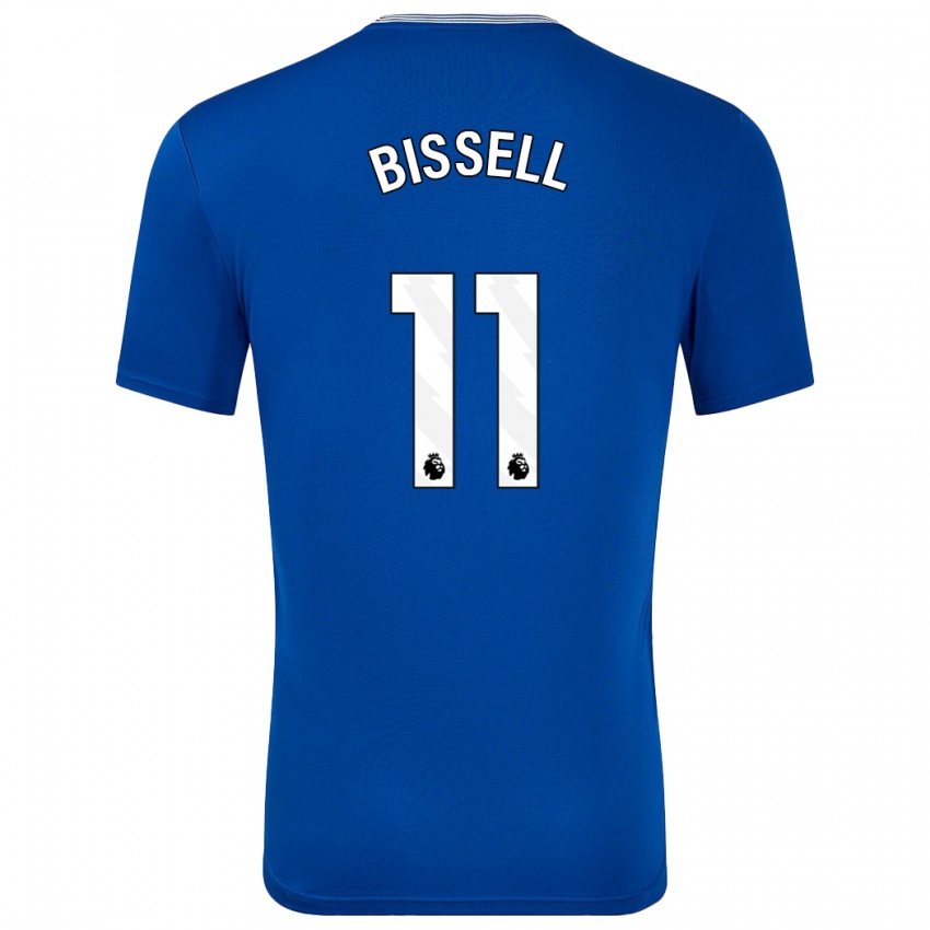 Kinder Emma Bissell #11 Blau Mit Heimtrikot Trikot 2024/25 T-Shirt Österreich