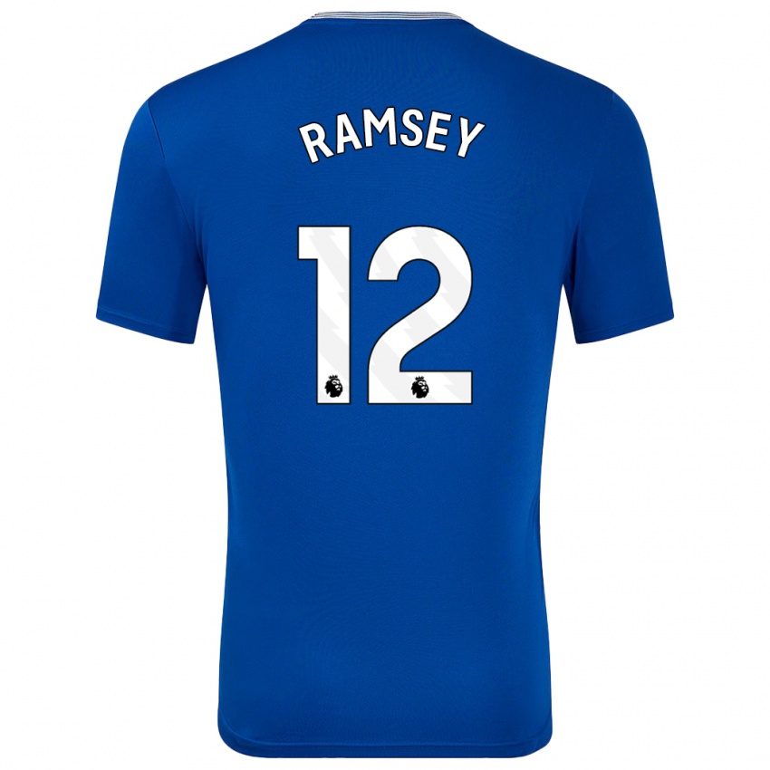 Kinder Emily Ramsey #12 Blau Mit Heimtrikot Trikot 2024/25 T-Shirt Österreich