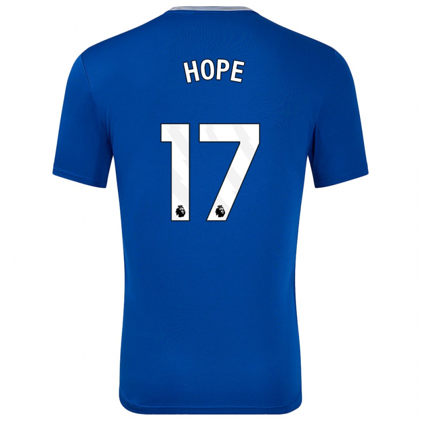 Kinder Lucy Hope #17 Blau Mit Heimtrikot Trikot 2024/25 T-Shirt Österreich