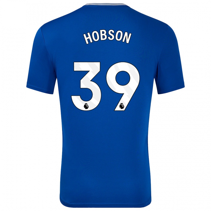 Kinder Issy Hobson #39 Blau Mit Heimtrikot Trikot 2024/25 T-Shirt Österreich