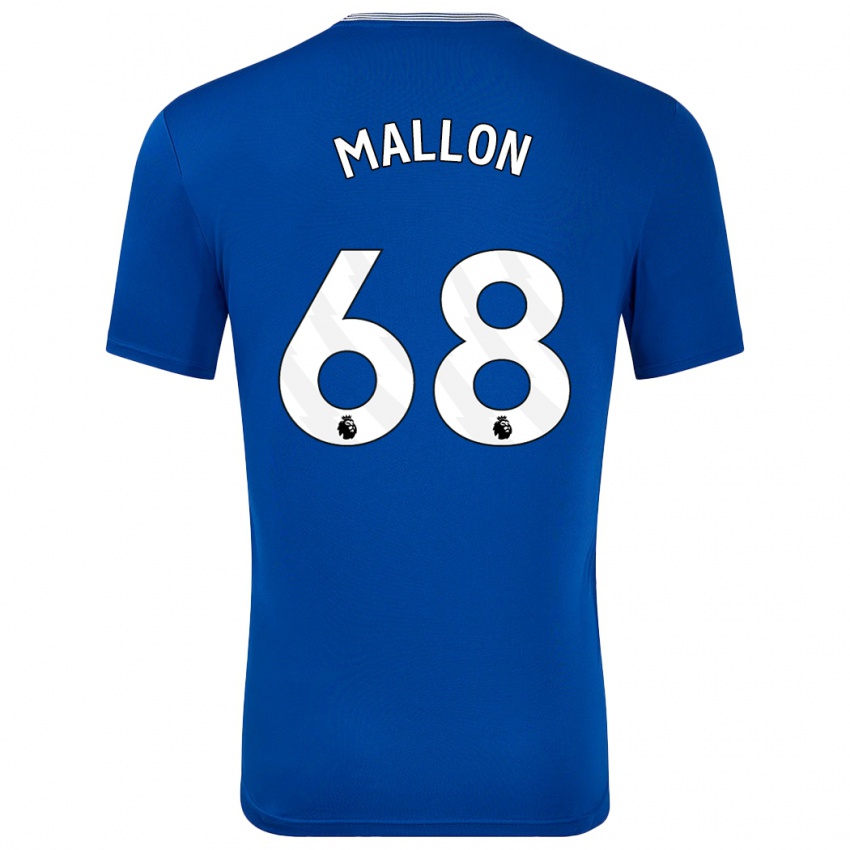 Kinder Mathew Mallon #68 Blau Mit Heimtrikot Trikot 2024/25 T-Shirt Österreich