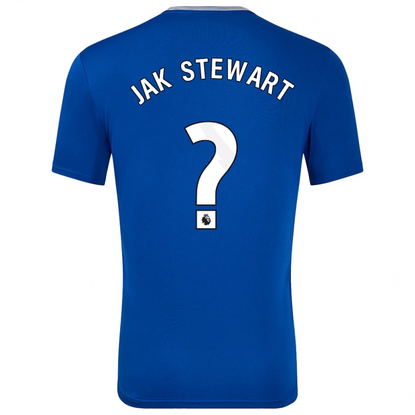 Kinder Jak Stewart #0 Blau Mit Heimtrikot Trikot 2024/25 T-Shirt Österreich