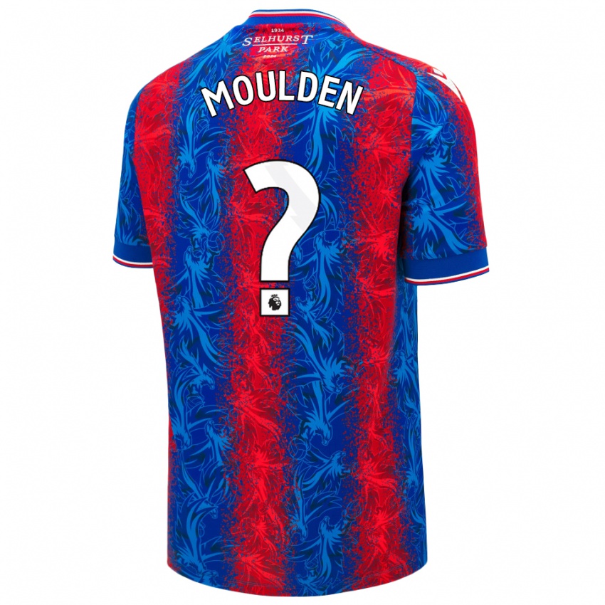 Kinder Louie Moulden #0 Rot Blauen Streifen Heimtrikot Trikot 2024/25 T-Shirt Österreich