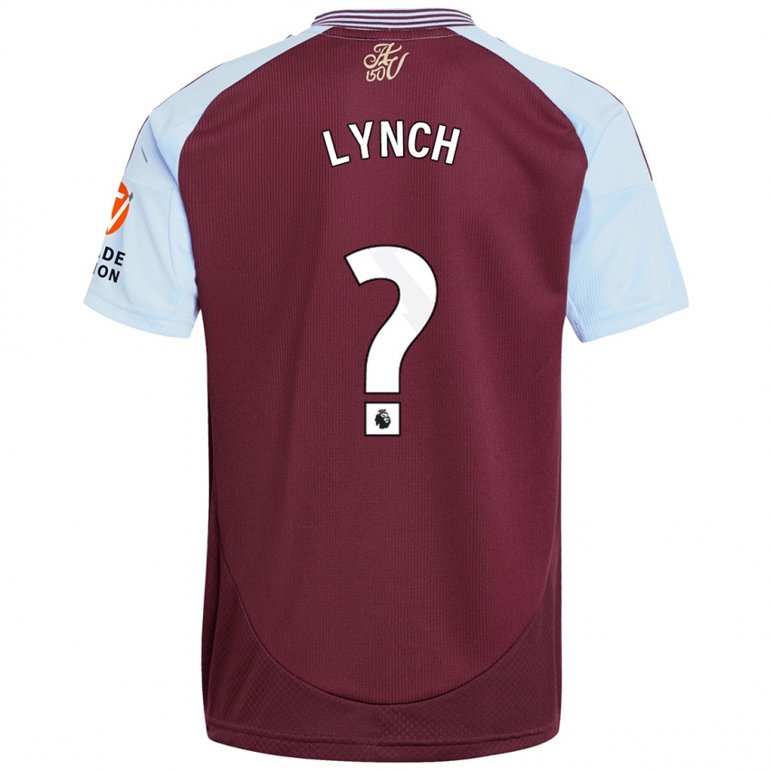 Kinder Luka Lynch #0 Burgunder Himmelblau Heimtrikot Trikot 2024/25 T-Shirt Österreich