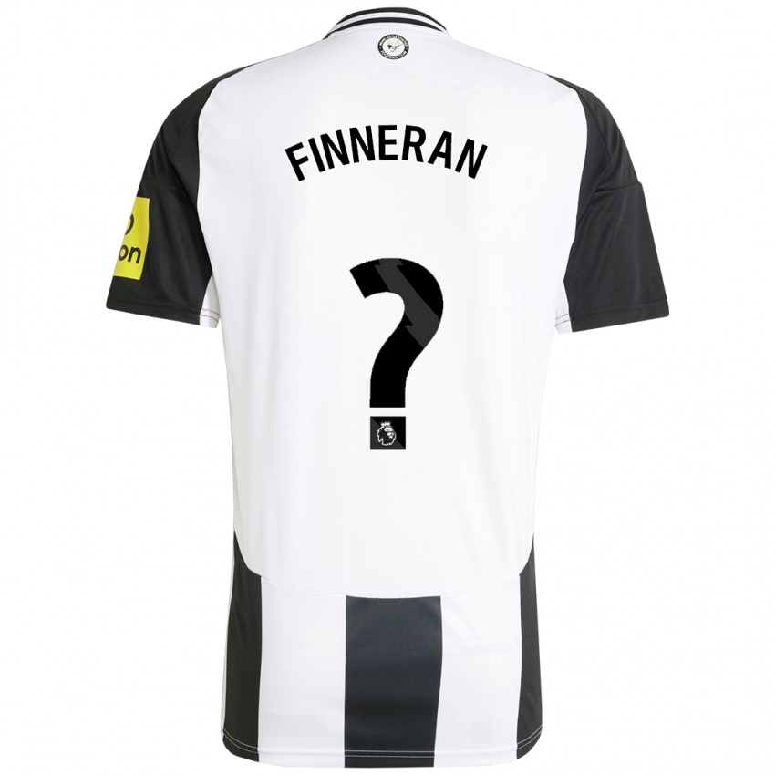 Kinder Rory Finneran #0 Weiß Schwarz Heimtrikot Trikot 2024/25 T-Shirt Österreich