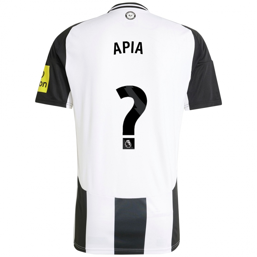 Kinder Aaron Apia #0 Weiß Schwarz Heimtrikot Trikot 2024/25 T-Shirt Österreich