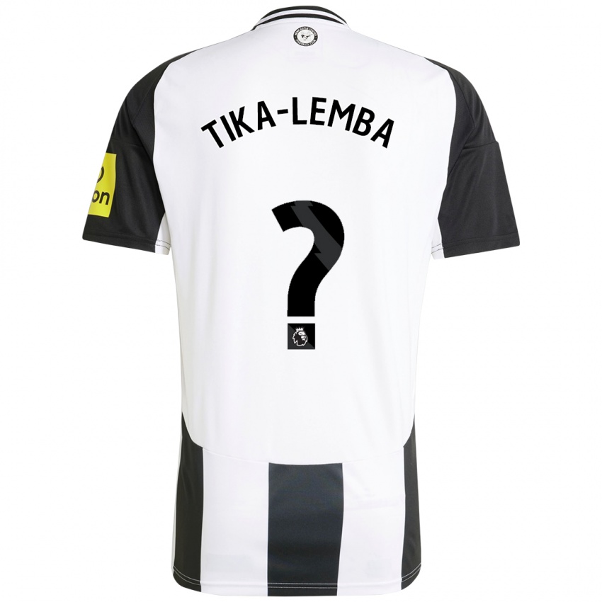 Kinder Ezra Tika-Lemba #0 Weiß Schwarz Heimtrikot Trikot 2024/25 T-Shirt Österreich